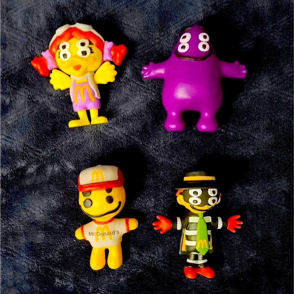 cactus plant flea market mcdonalds toys set of 4